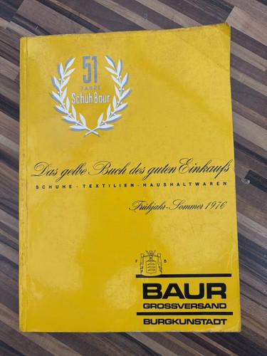 Baur katalog das gelbe buch - „das,