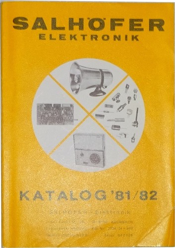 Salhöfer elektronik rarität - salhÖfer,