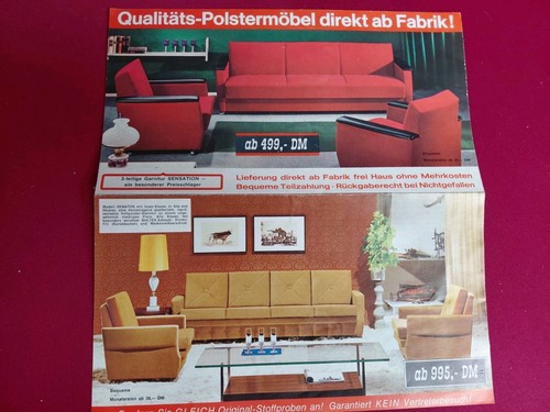 Werbung prospekt 50er - prospekt, 60er