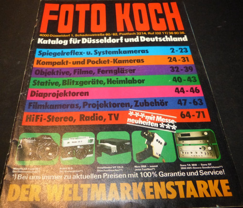 Foto koch katalog 70er - foto,